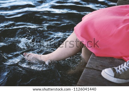 Similar – Feet in water Lifestyle