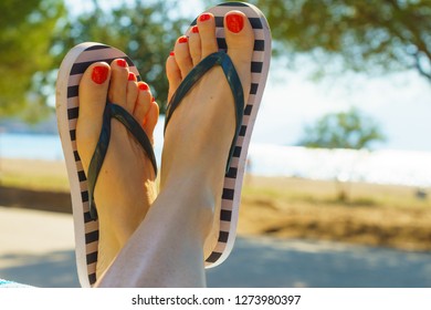 892 Pedicure Flip Flops Images, Stock Photos & Vectors | Shutterstock