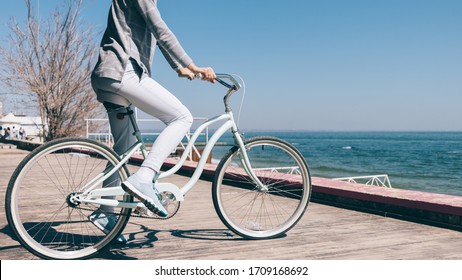 girl riding bike