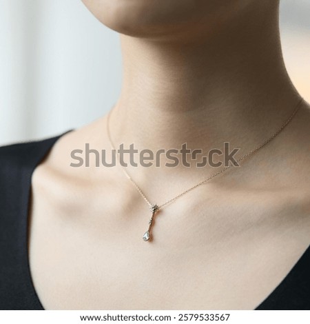 Similar – Image, Stock Photo Unrecognizable young woman engaged in making eggshell crafts at home