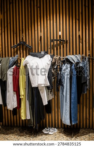 Unsuitable items left behind in the fitting room