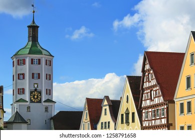 Unteres Tor In Günzburg Is A City In Bavaria, Germany, With Many Historical Attractions