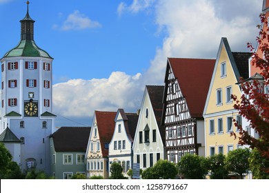 Unteres Tor In Günzburg Is A City In Bavaria, Germany, With Many Historical Attractions