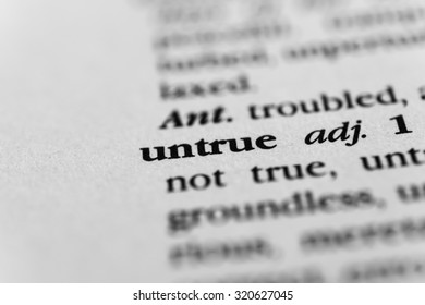 Untrue