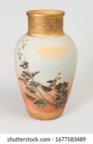 unusual beautiful big vase isolated