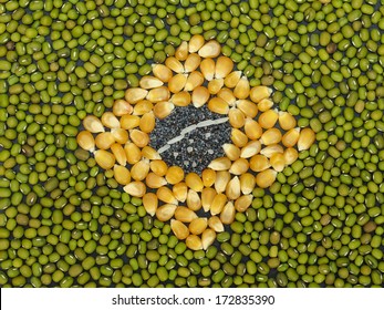 Unusual Brazil Flag Made Of Food And Condiments