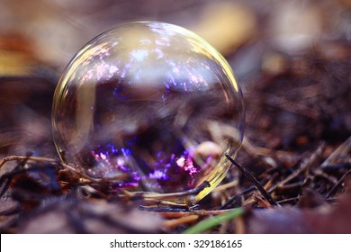 Unusual Bubble Background Nature