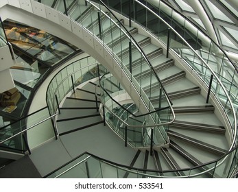 Unusual Complex Winding Staircase