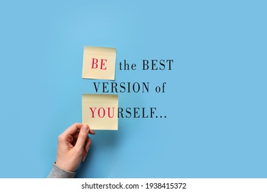 An Unusual Inscription In The Form Of A Postcard: Be The Best Version Of Yourself