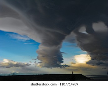 Unusual  Lenticular Cloud Formation