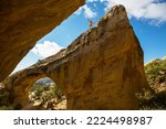 Unusual Moonshine Arch near Vernal, Utah, USA.