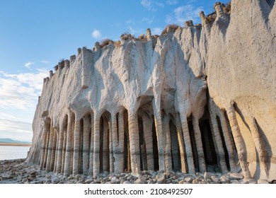 Unusual Natural Landscapes- The Crowley Lake Columns In California, USA.