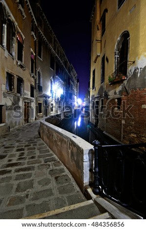 Similar – Image, Stock Photo notte italiana Night sky