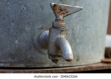 An Unusual Tap On A Potable Water Tank