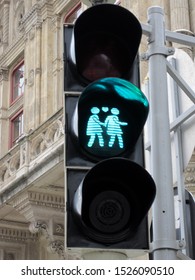      Unusual Traffic Light, Female Couple                          