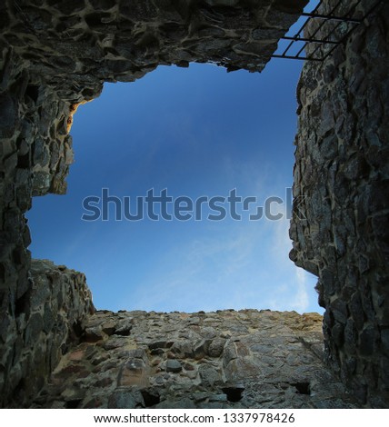 Similar – wall Ruin Wall (barrier)