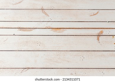 Unvarnished French Oak Table Top. Vector Wood Background Texture