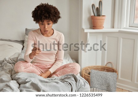 Similar – Image, Stock Photo legs Bed Feminine