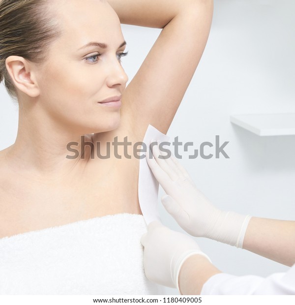 Unwanted Hair Wax Epilation Young Woman Stock Photo Edit Now