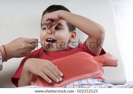 Unwillingly Flu Syrup Taker