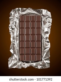 Unwrapped Chocolate Bar