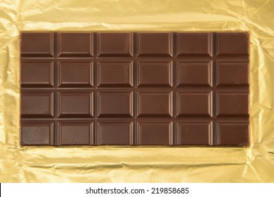 Unwrapped Chocolate Bar