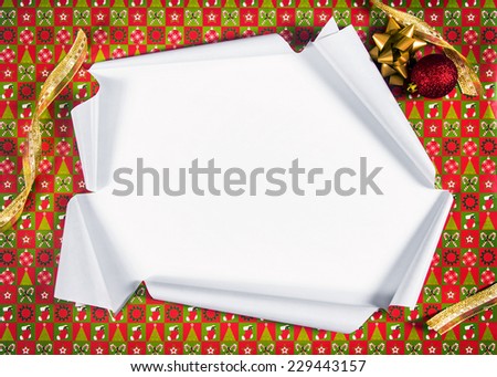 Unwrapping gifts by ripping the paper and revealing the content