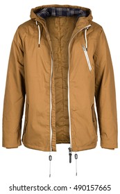 Unzipped Beige Jacket