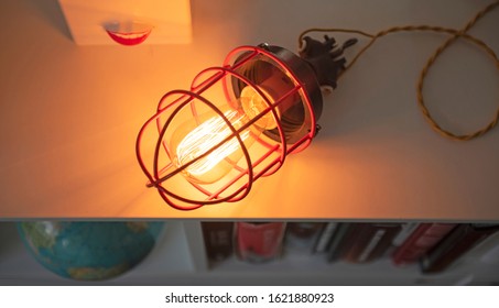 Upcycling Vintage Industrie Bunker Lamp 