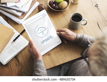 Update Cloud Storage Data Information Concept