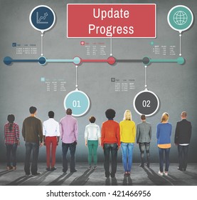 Update Progress Improvement Proceed Information Concept