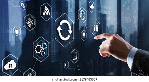 Update Software Application and hardware upgrade concept 2022