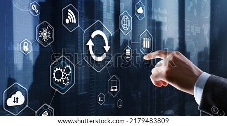 Update Software Application and hardware upgrade concept 2022