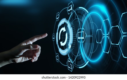 Update Software Computer Program Upgrade Internet Concept