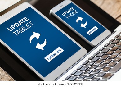 Update tablet and phone notification in device screens