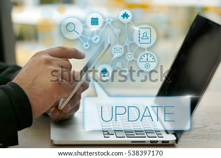 Update, Technology Concept