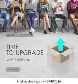 Upgrade Update New Version Better Graphics Concept