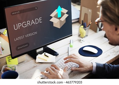 Upgrade Update New Version Better Graphics Concept