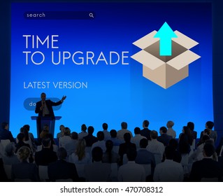 Upgrade Update New Version Better Graphics Concept