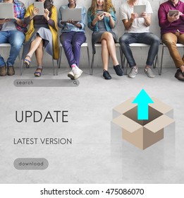 Upgrade Update New Version Better Graphics Concept