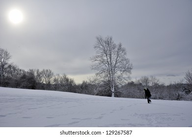 Uphill Battle At Laz Park After Storm