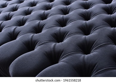 Upholstery Of A Capitoned Headboard, Texture