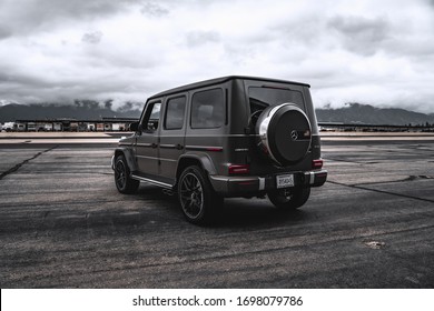 Upland, California/ United States- 04/04/20: Mercedes G 63 AMG G Wagon 