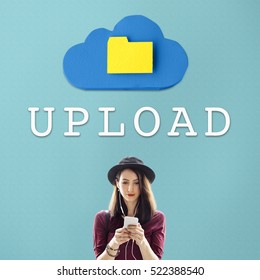 Upload Cloud Concept