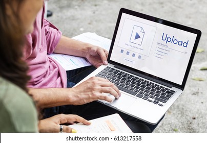 Upload Is A File Transfer To Another Computer System.