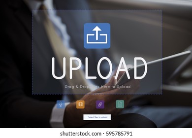 Upload is a file transfer to the internet.