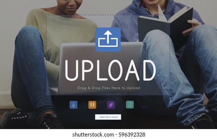 Upload is a file transfer to the internet.
