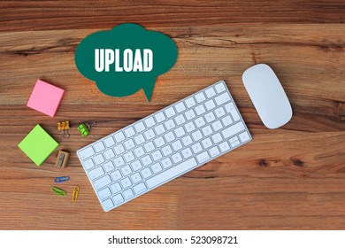 Upload, Technology Concept