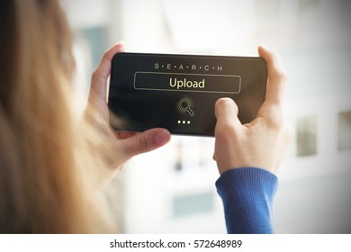Upload, Technology Concept