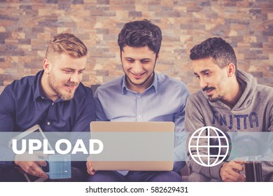Upload Technology Concept